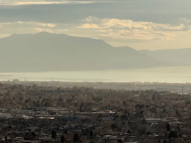 Expansive aerial perspective showcasing a broad urban landscape