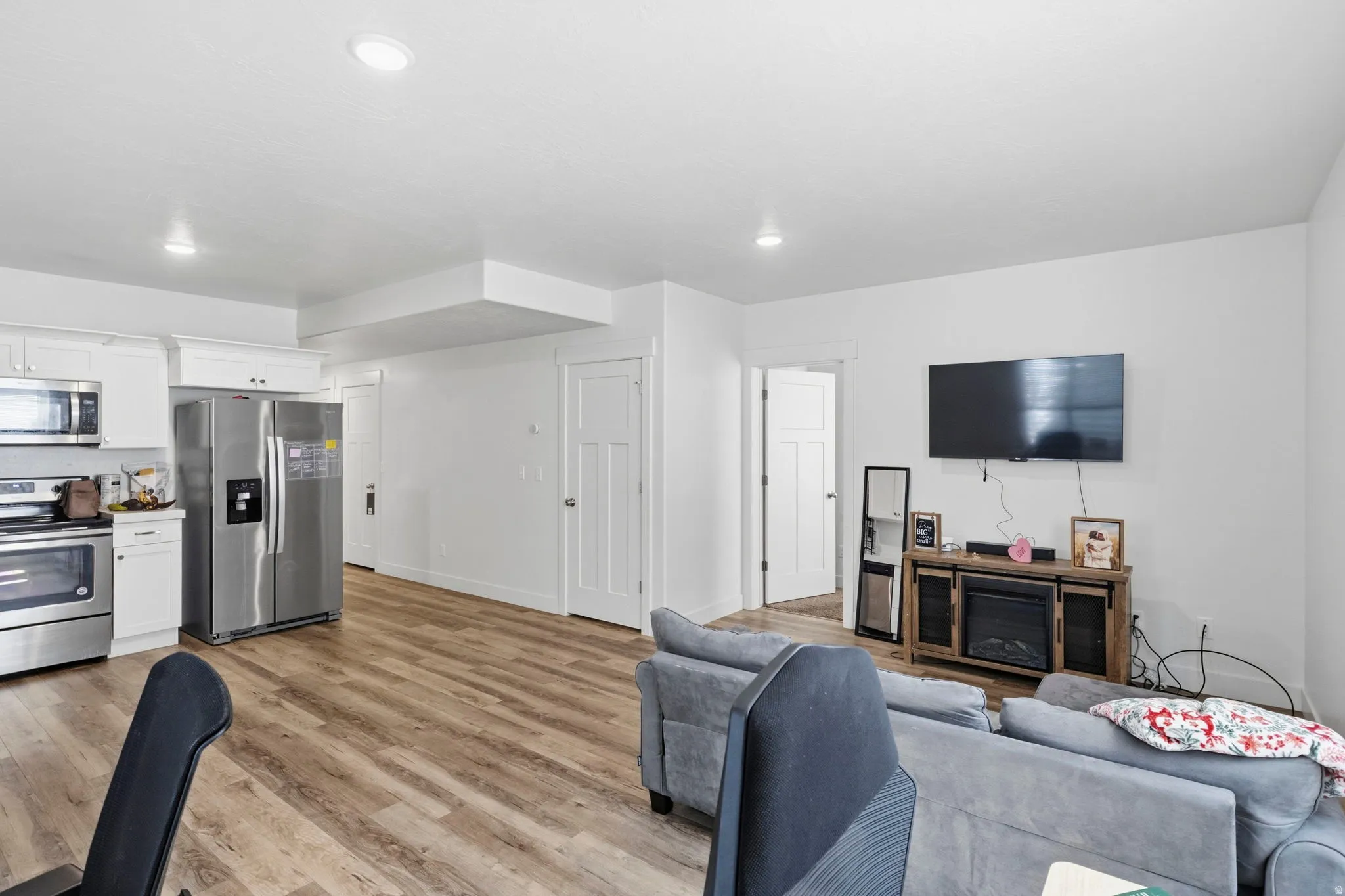 Basement living room