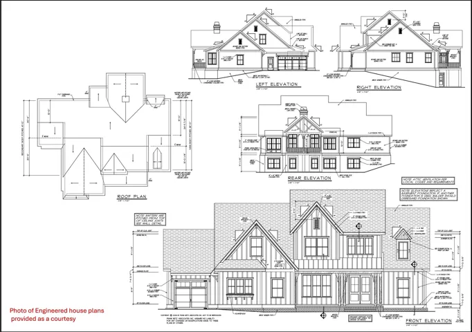 Architectural Plans Photo provided as a courtesy