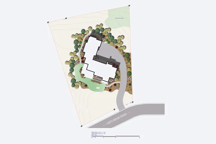 Site Plan. Illustrating the property's layout and external elements