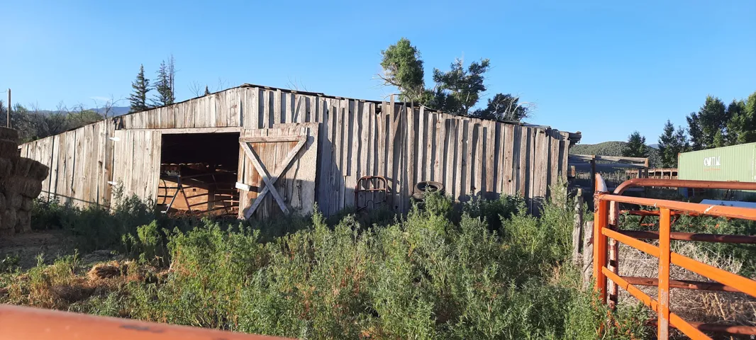 View of pole building