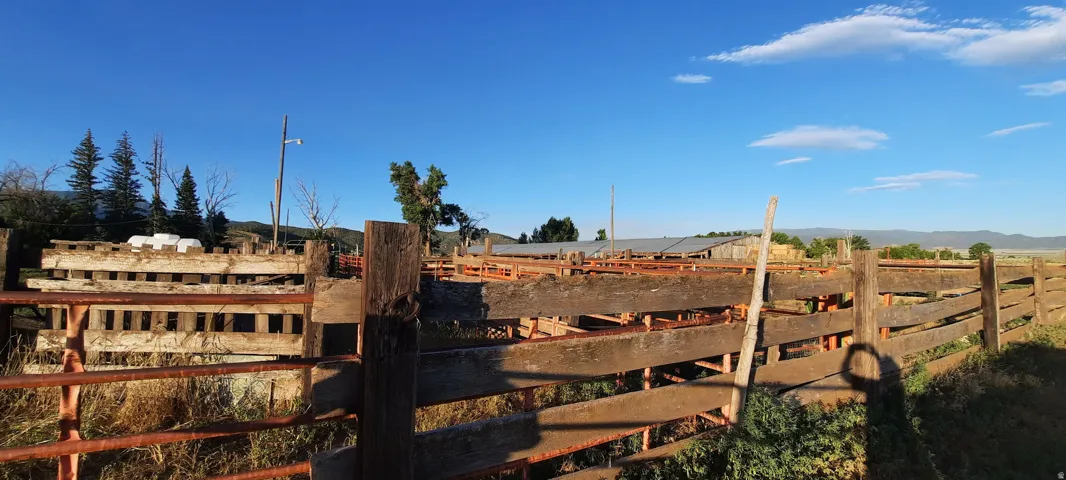 View of yard featuring a view of rural / pastoral area