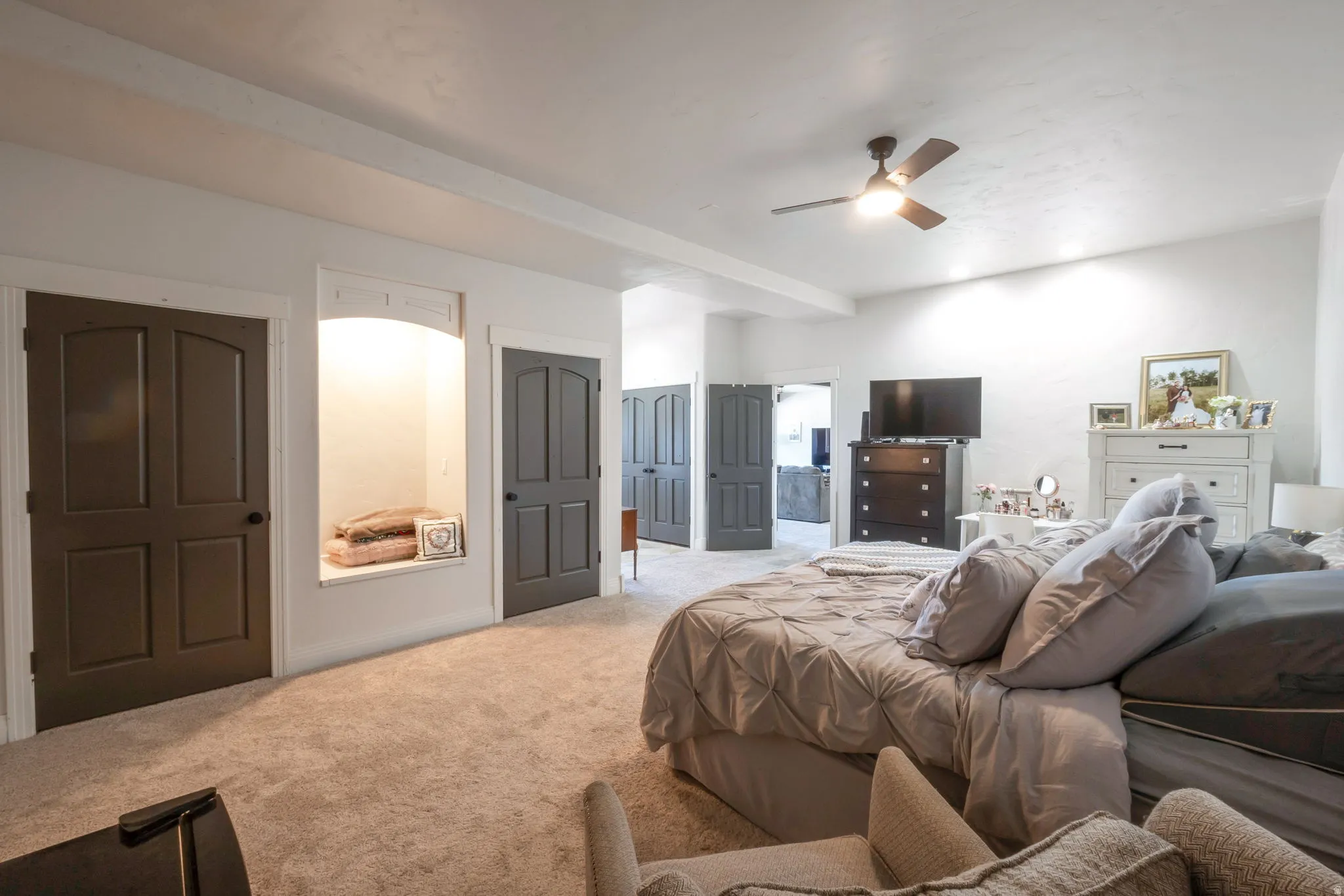 basement apartment bedroom