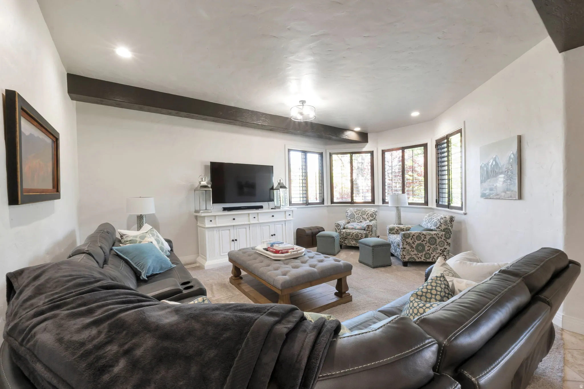 basement family room