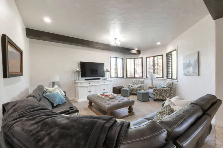 basement family room