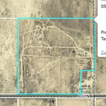 Property Boundary Map. Illustrating the property's perimeter and surrounding area