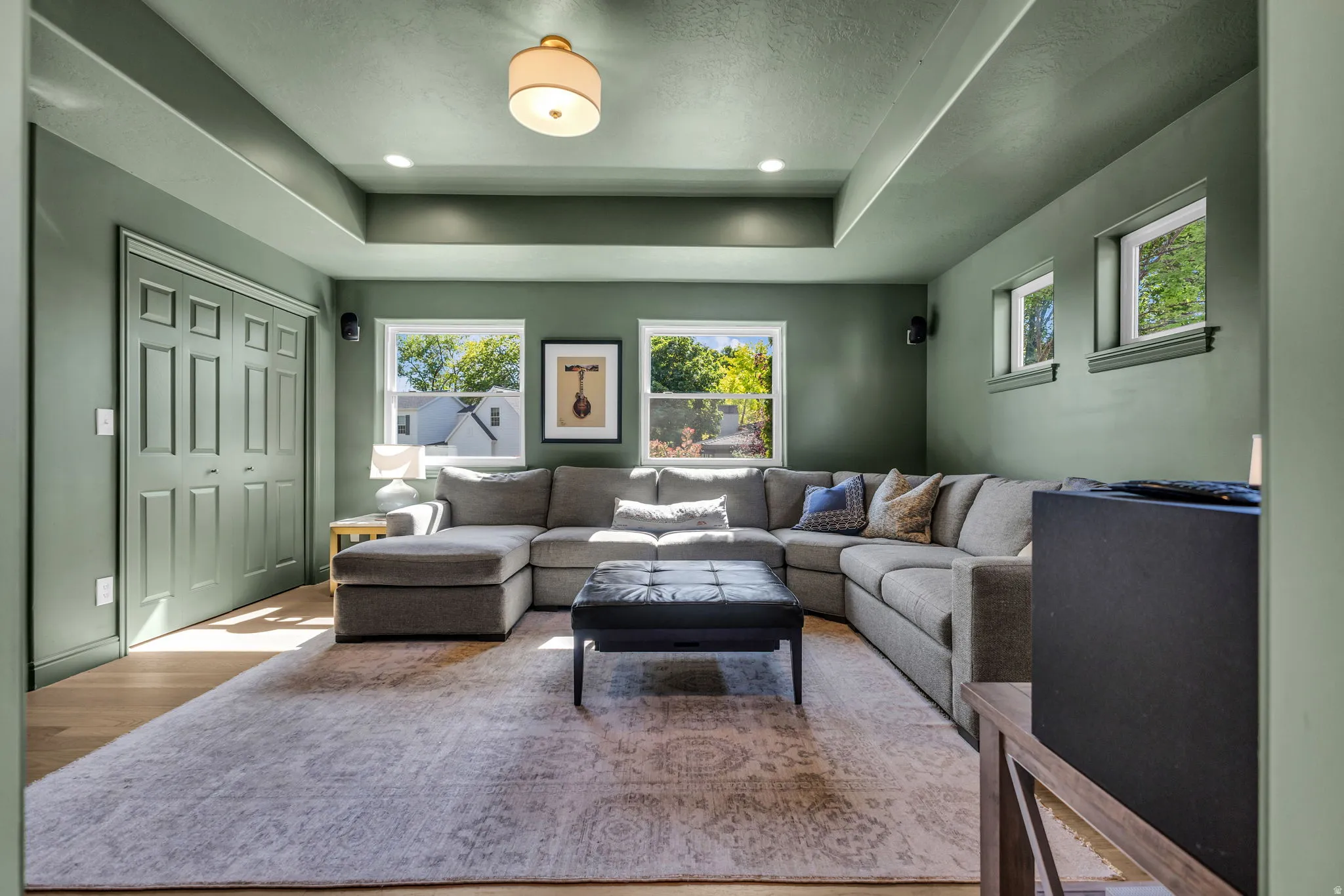 Spacious family room