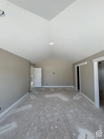 Vaulted ceiling