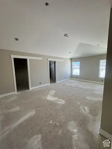 Vaulted ceiling