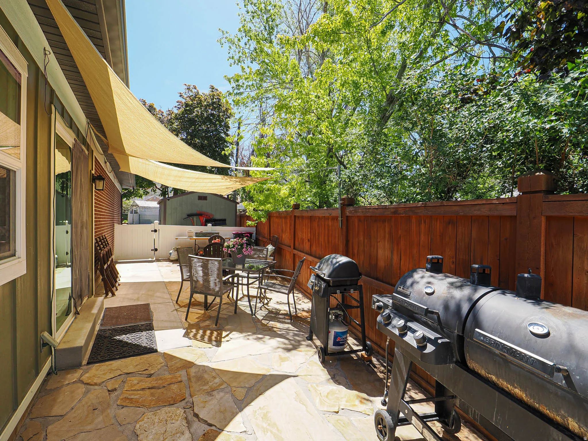 Patio off kitchen.