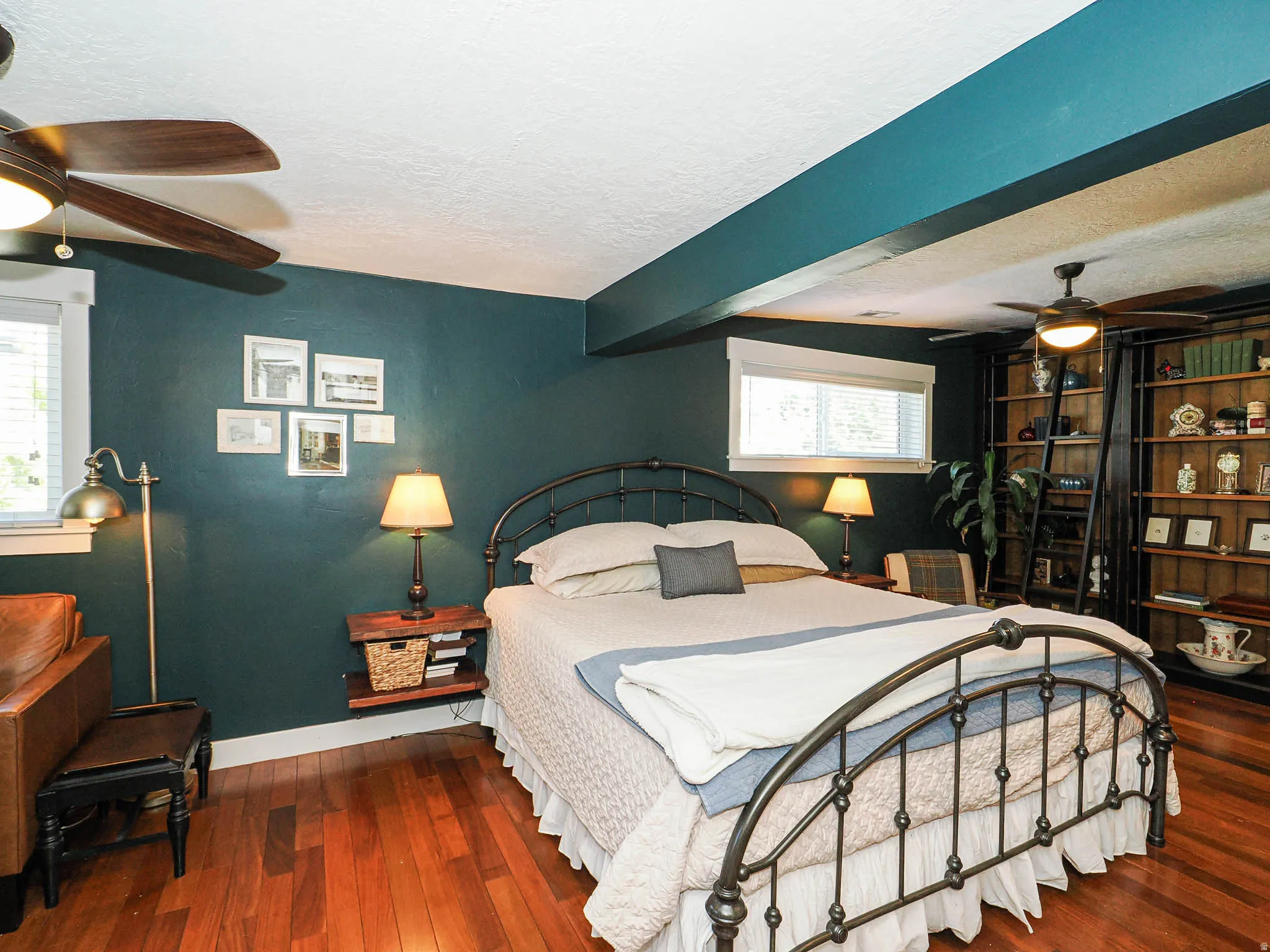 Primary with king size bed.