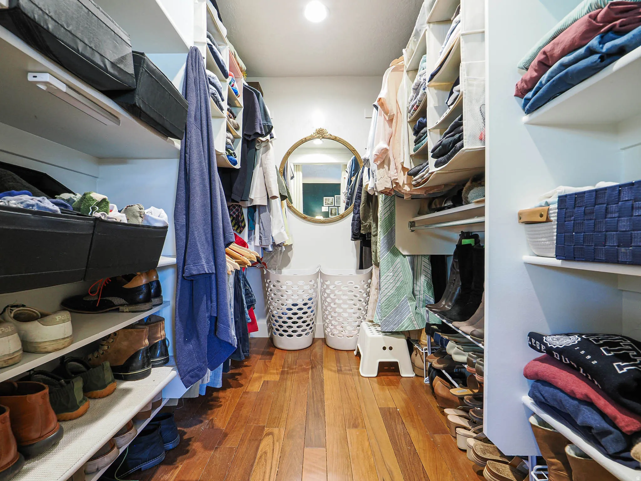 Primary closet.