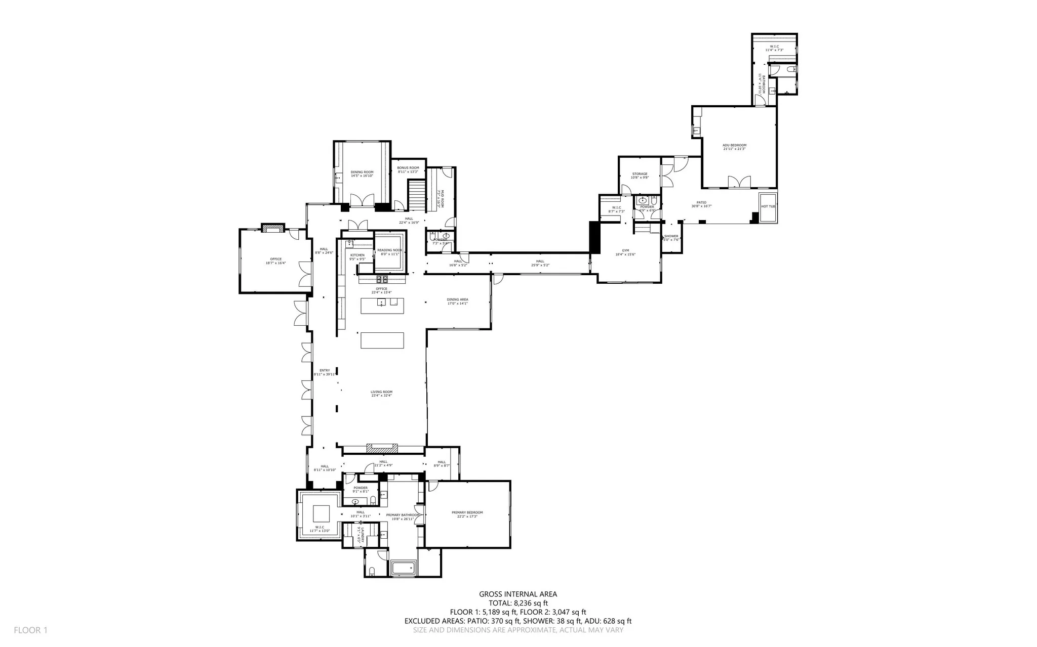 View of home floor plan