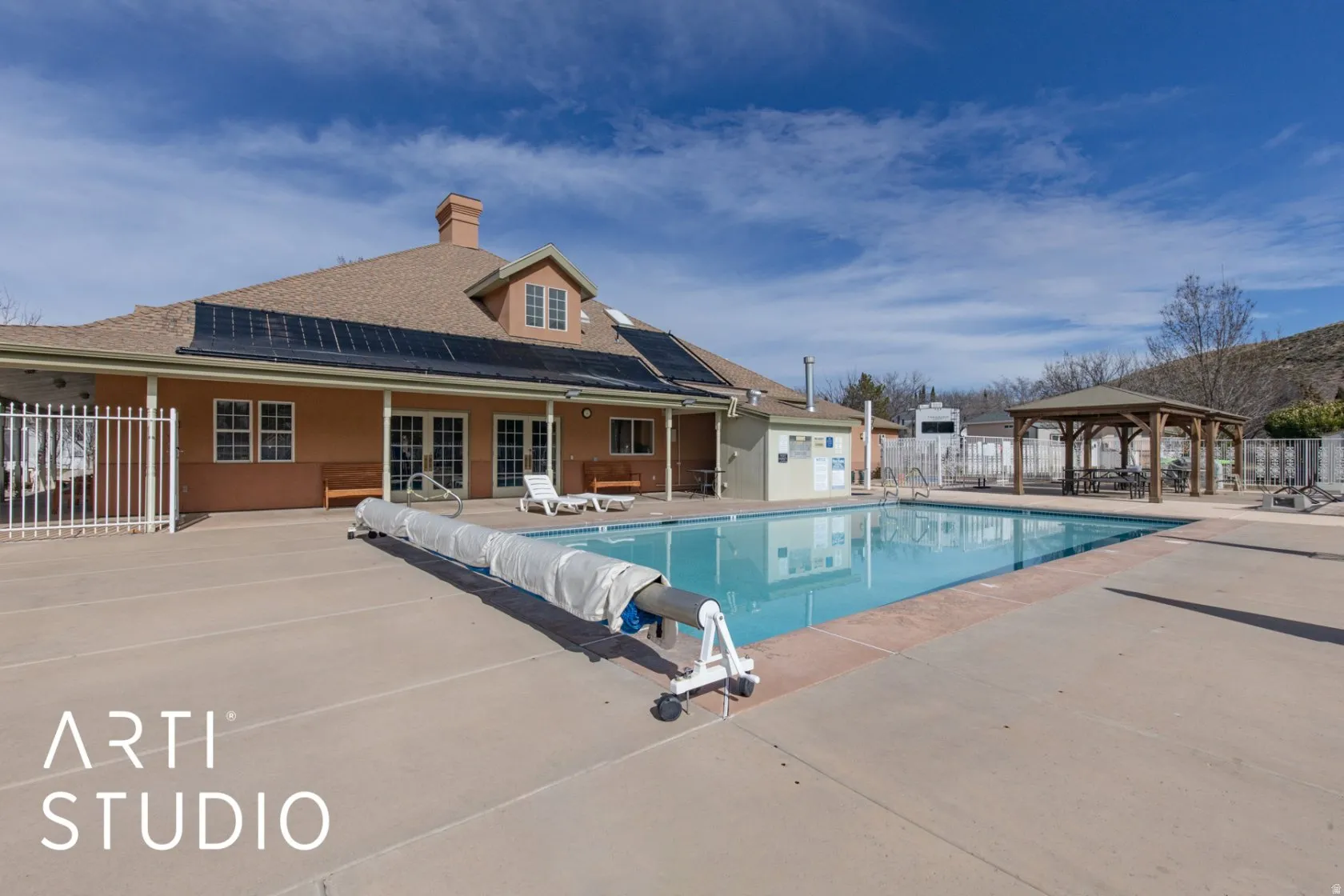 Heated Pool & Clubhouse Exterior