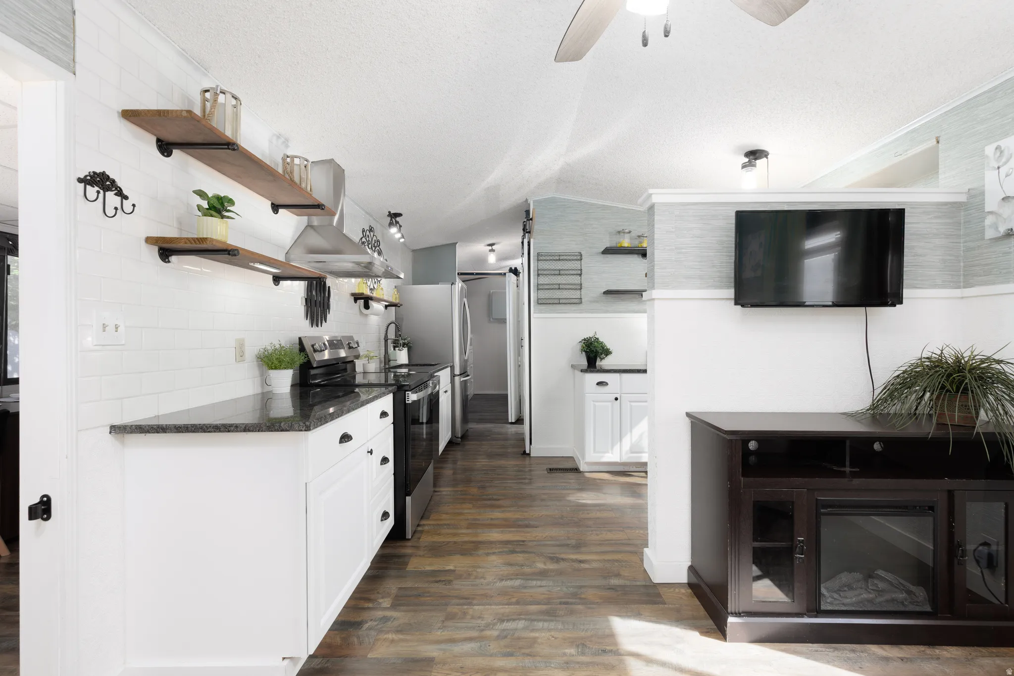 Living Area & Kitchen Overview