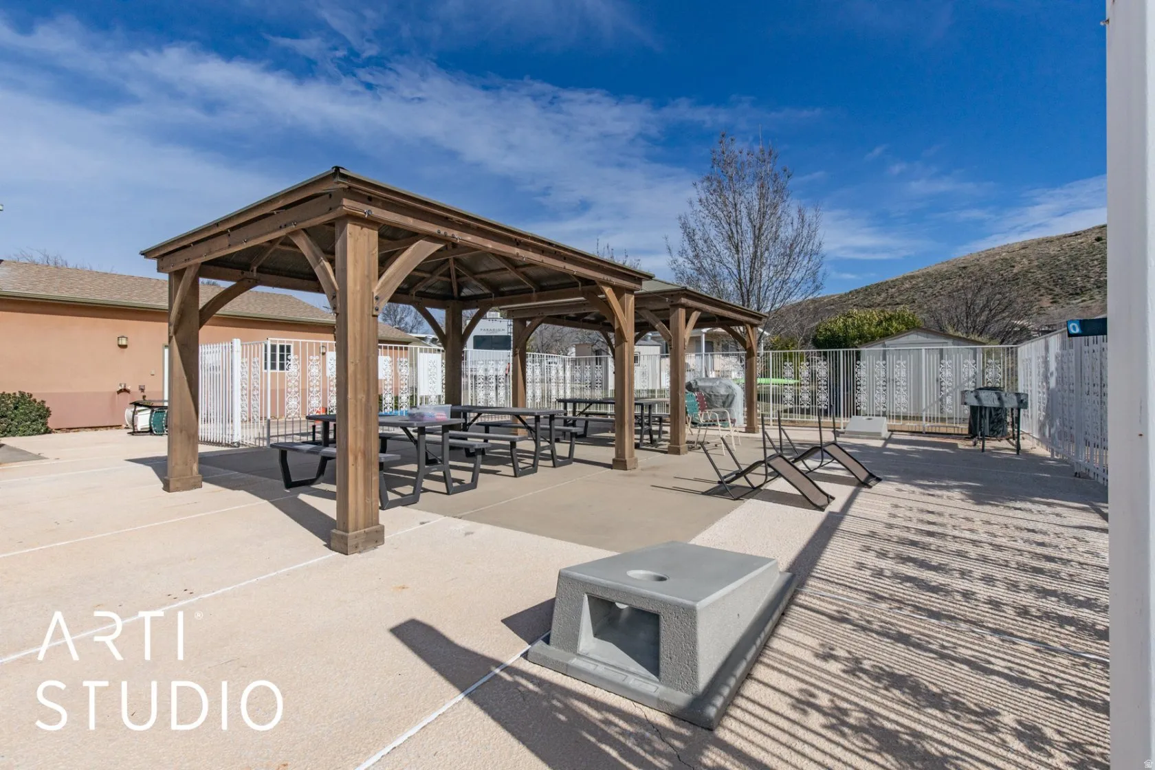 Covered Community BBQ & Picnic Pavilion