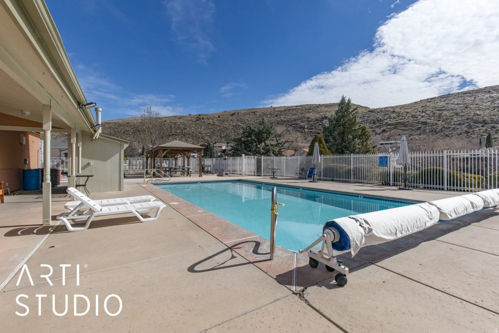 Community Pool with Red Rock Views