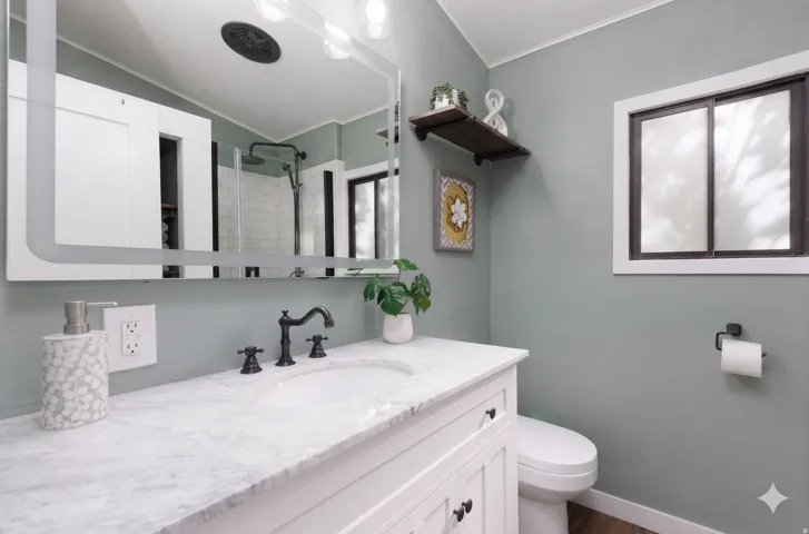 Remodeled Full Bathroom