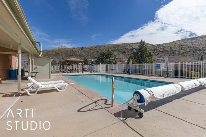 Community Pool with Red Rock Views