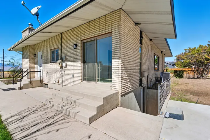 Basement exterior entrance