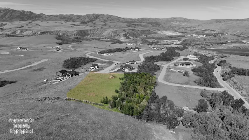 Expansive land parcel featuring open green space and mature trees