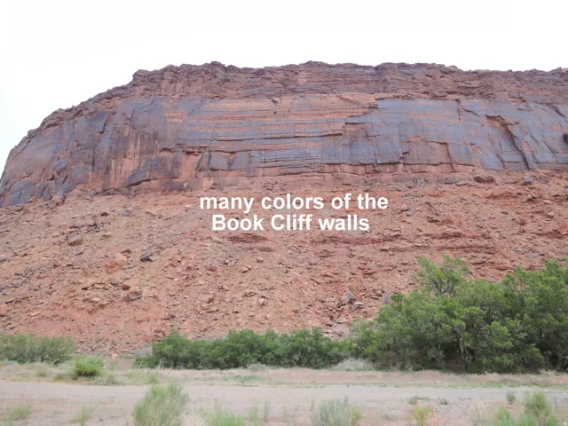 The colors of the rocks change color with the changing light of each day.