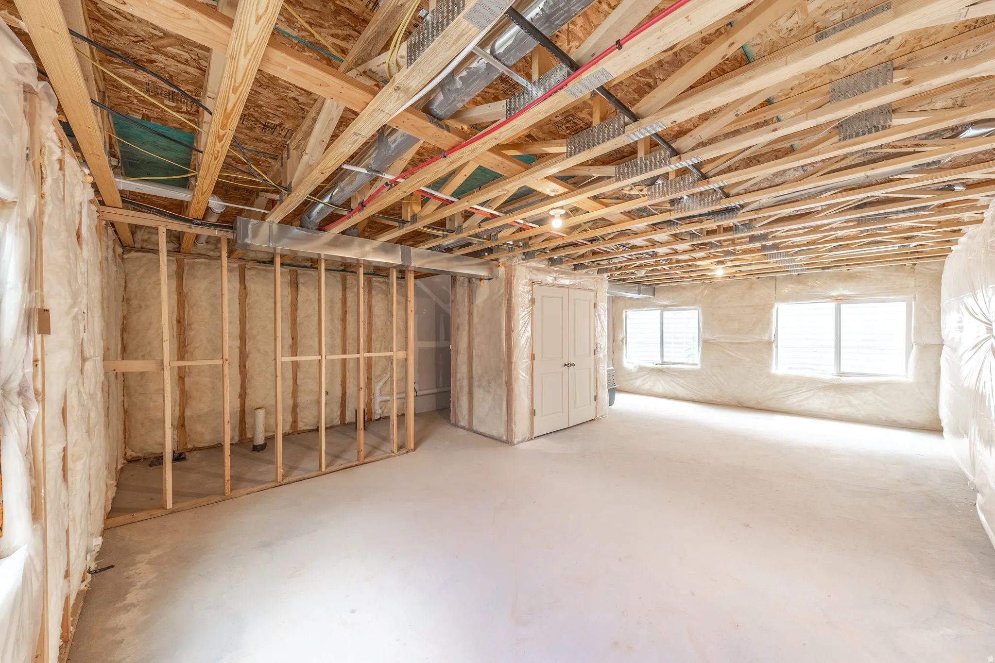 Unfinished basement