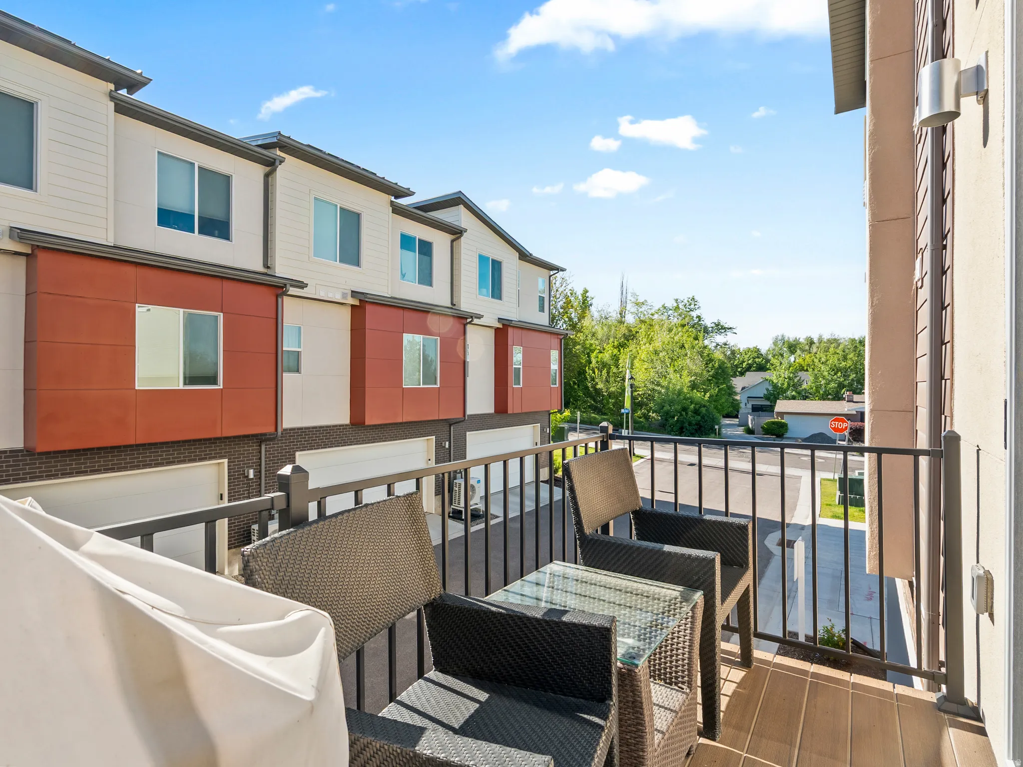 Private balcony