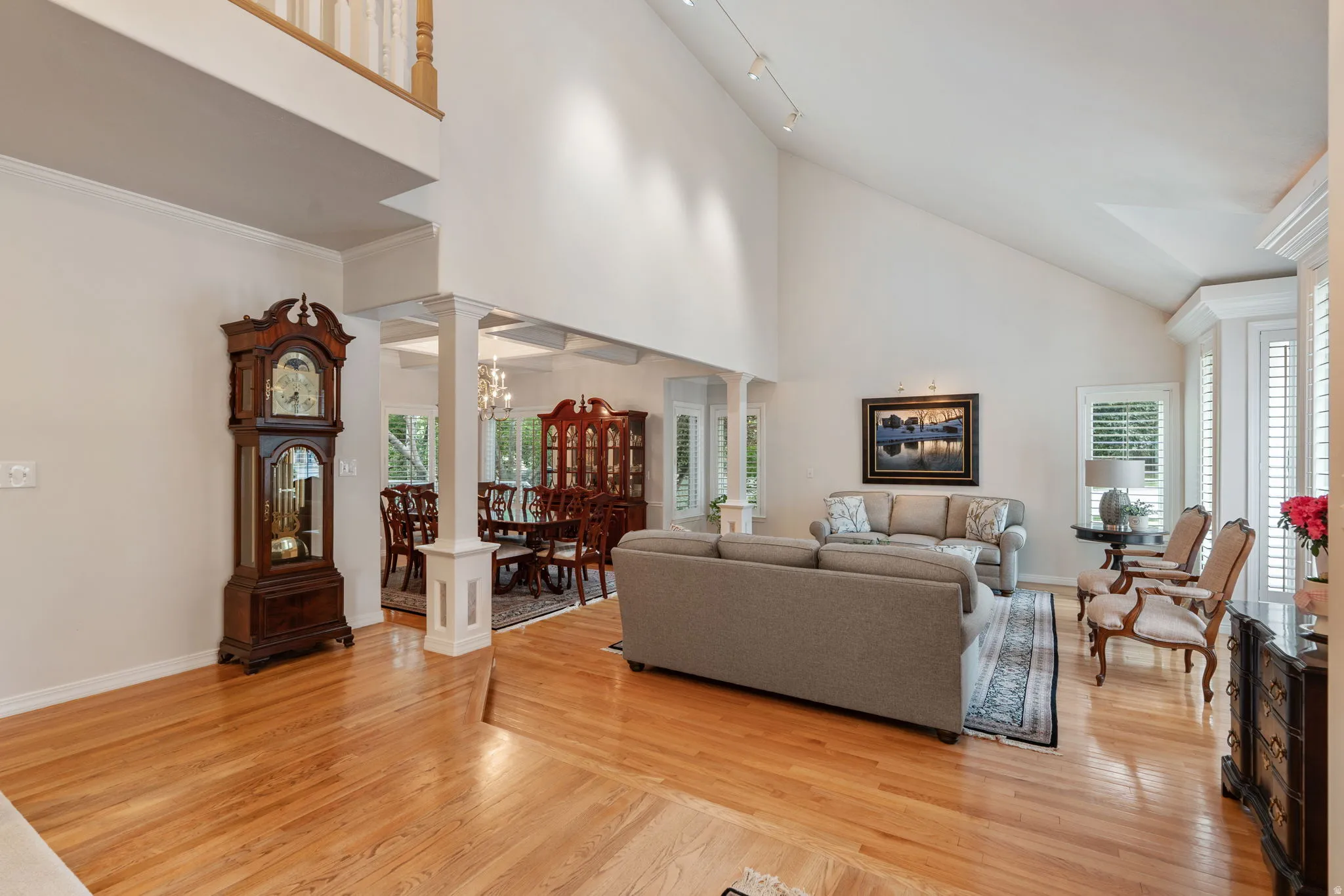 Entry from the front door into formal living room