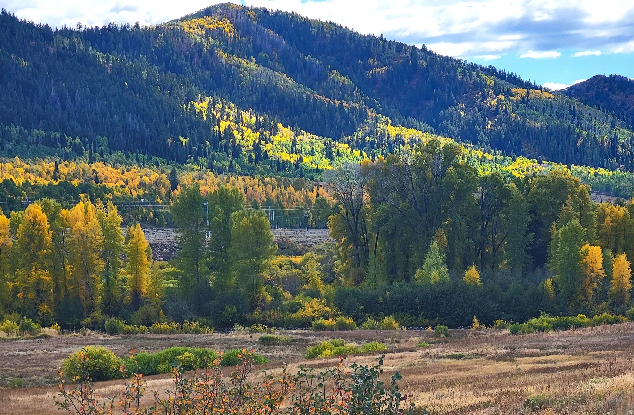 The Weber River to the south of the association.