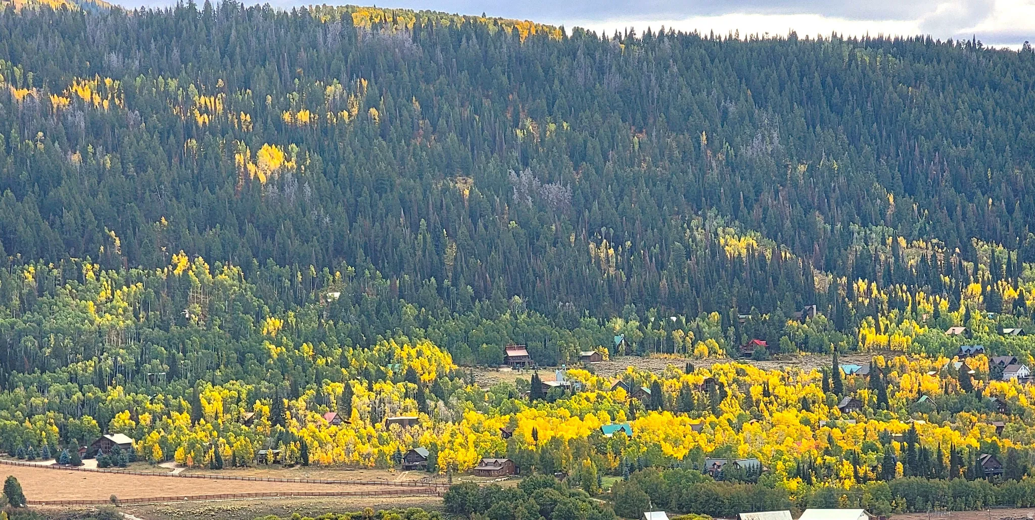 View looking south.
