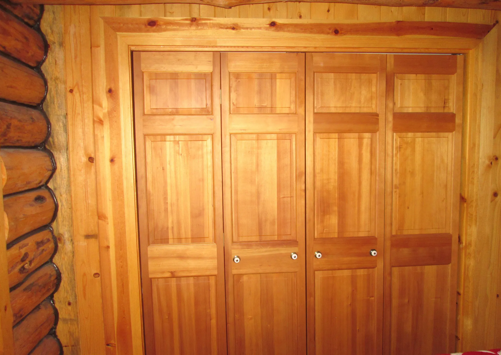 Primary bedroom's deep closet.