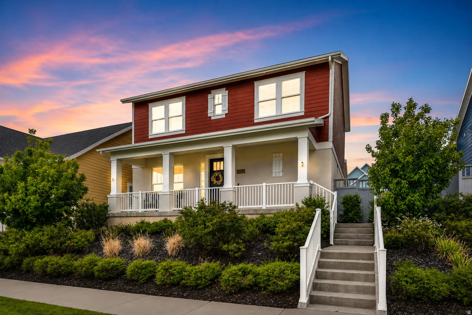 Gorgeous landscaping and situated for nice mountain views.