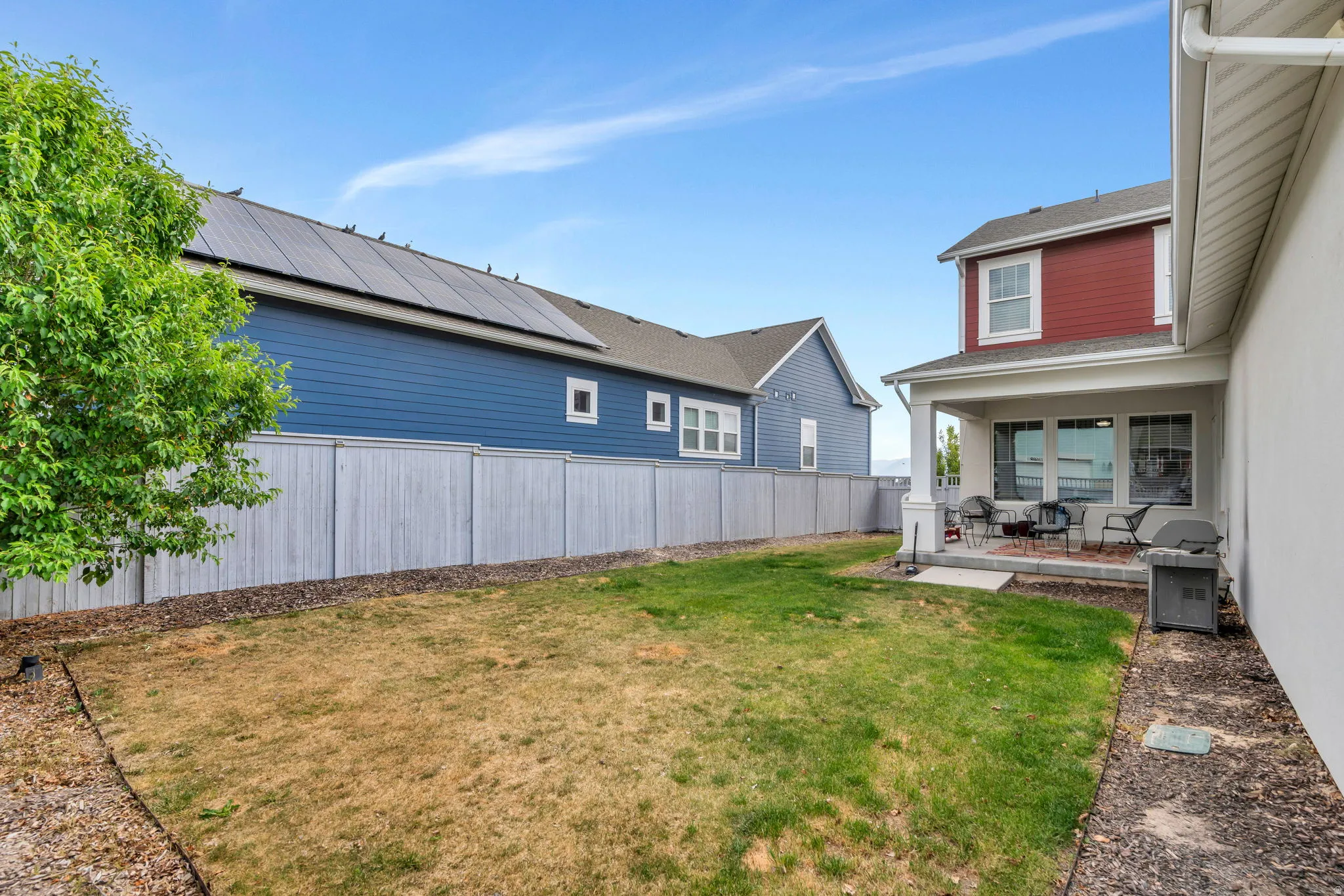 Nice yard size and fully fenced.