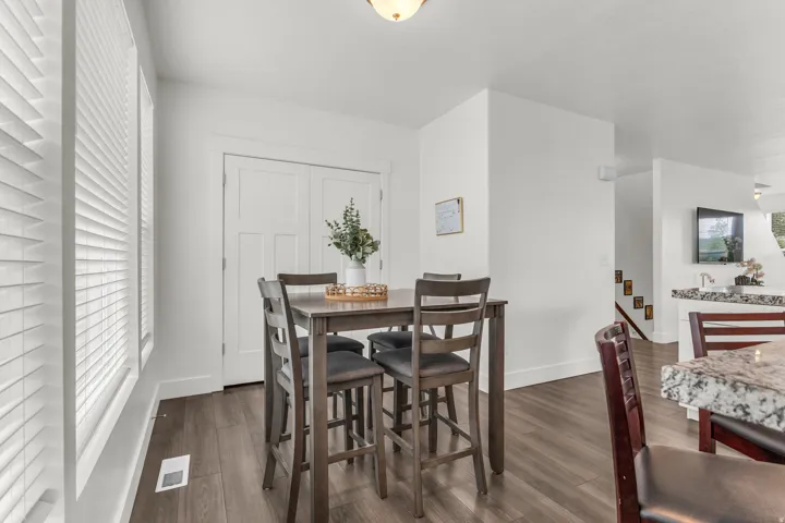 Huge pantry just beyond the dining area