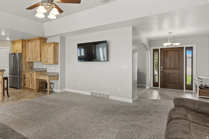 Open-concept living space