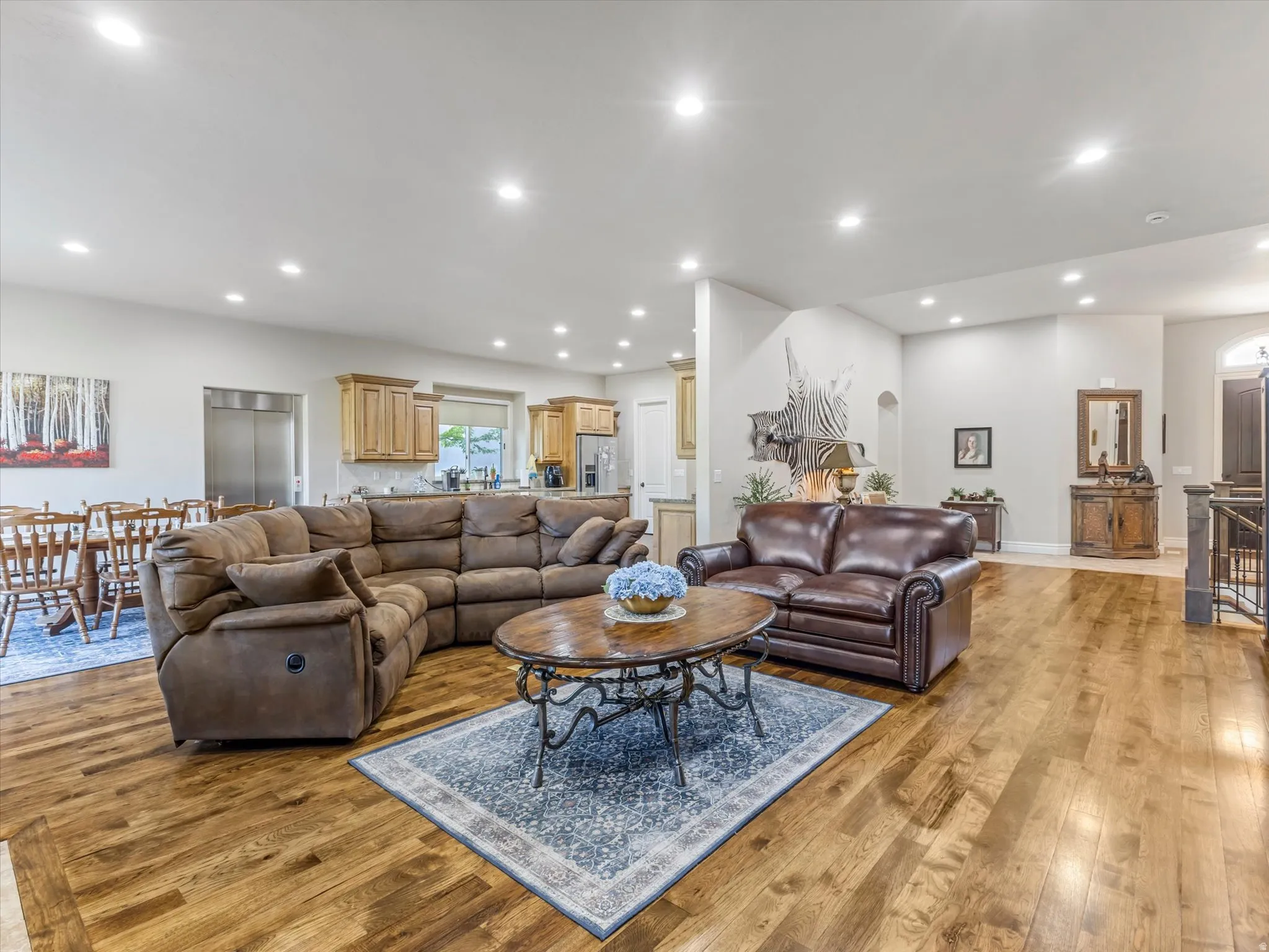 Open concept living room