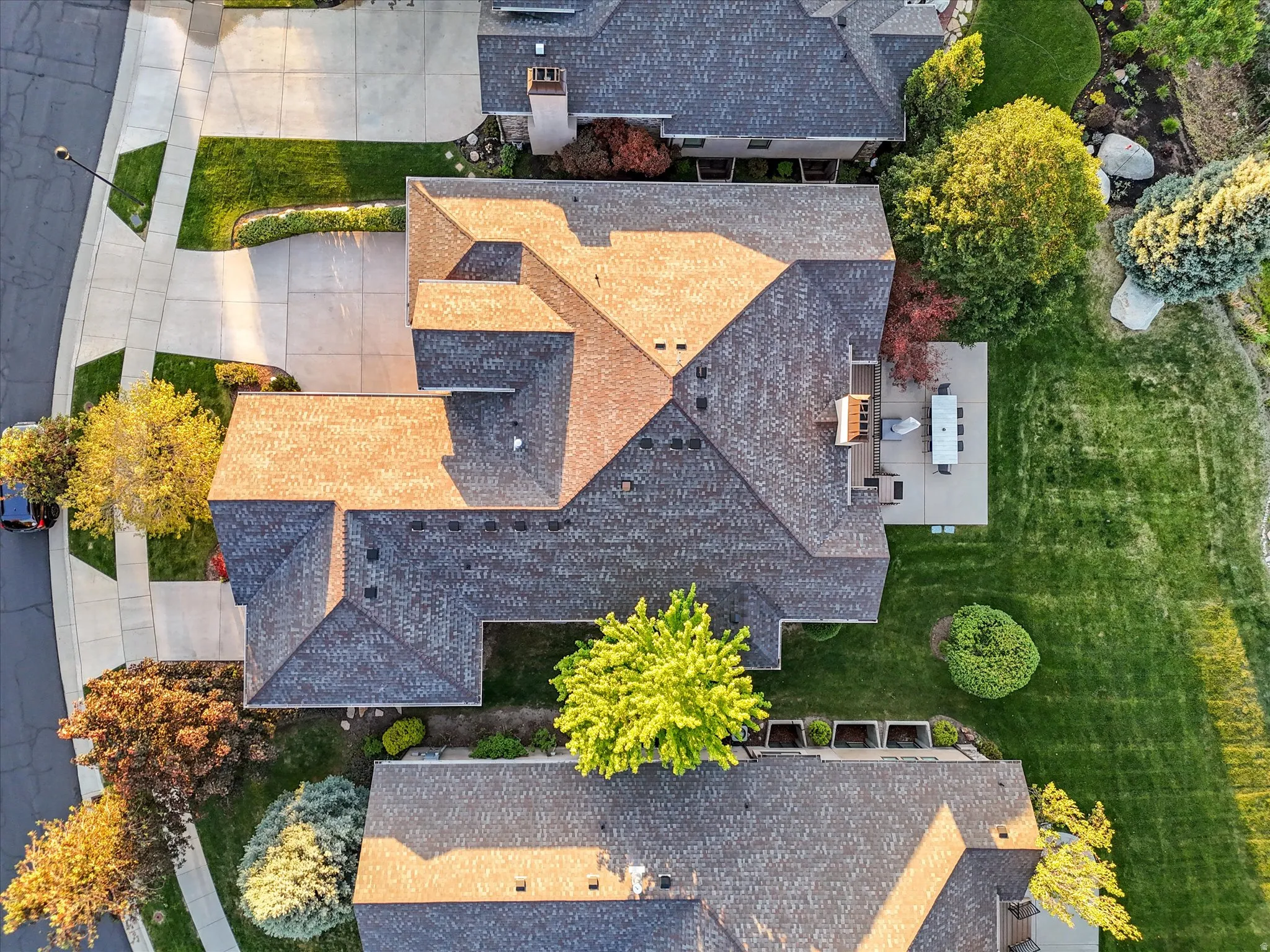 Top view of home