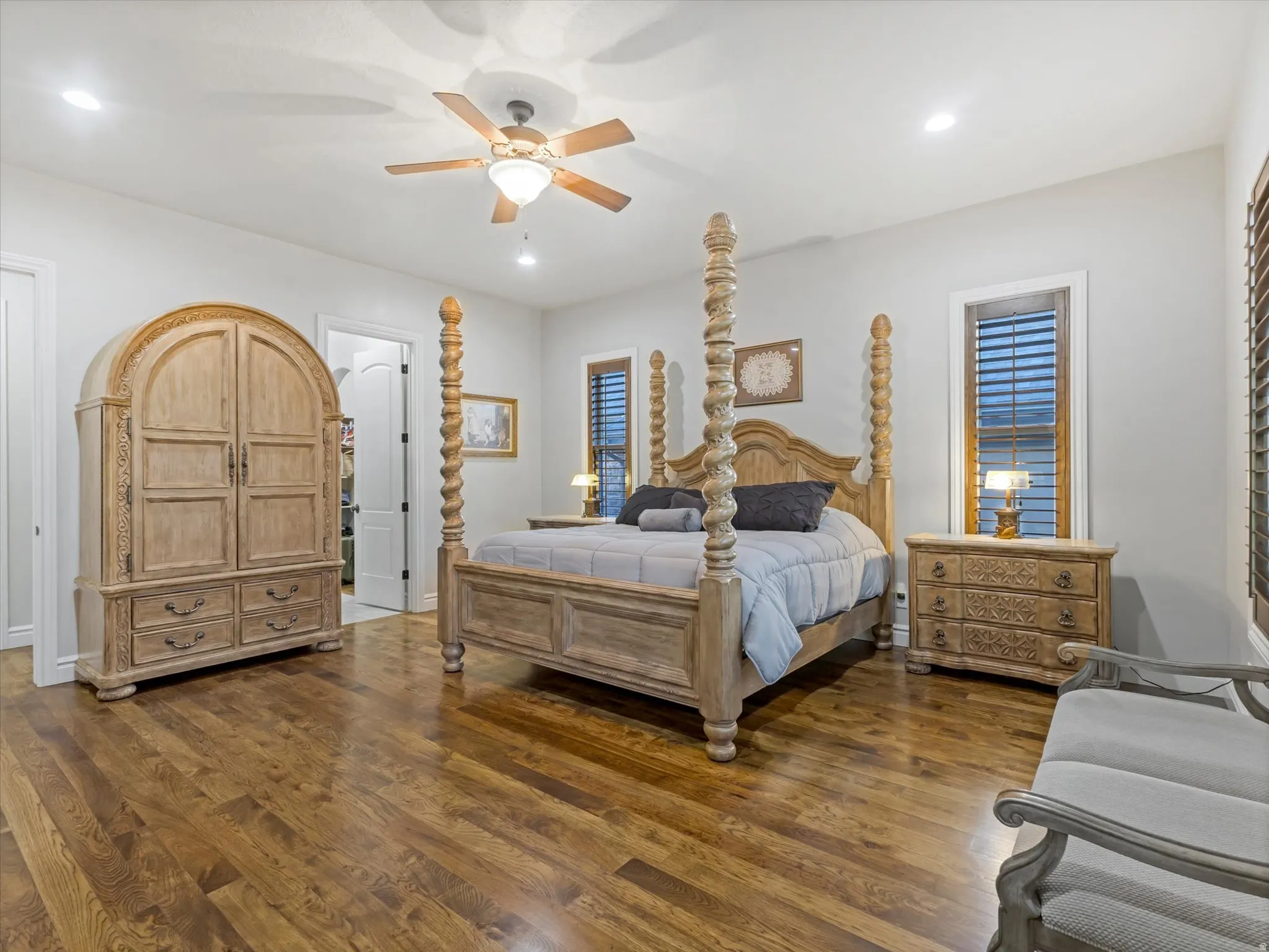 Grand main level owner's suite
