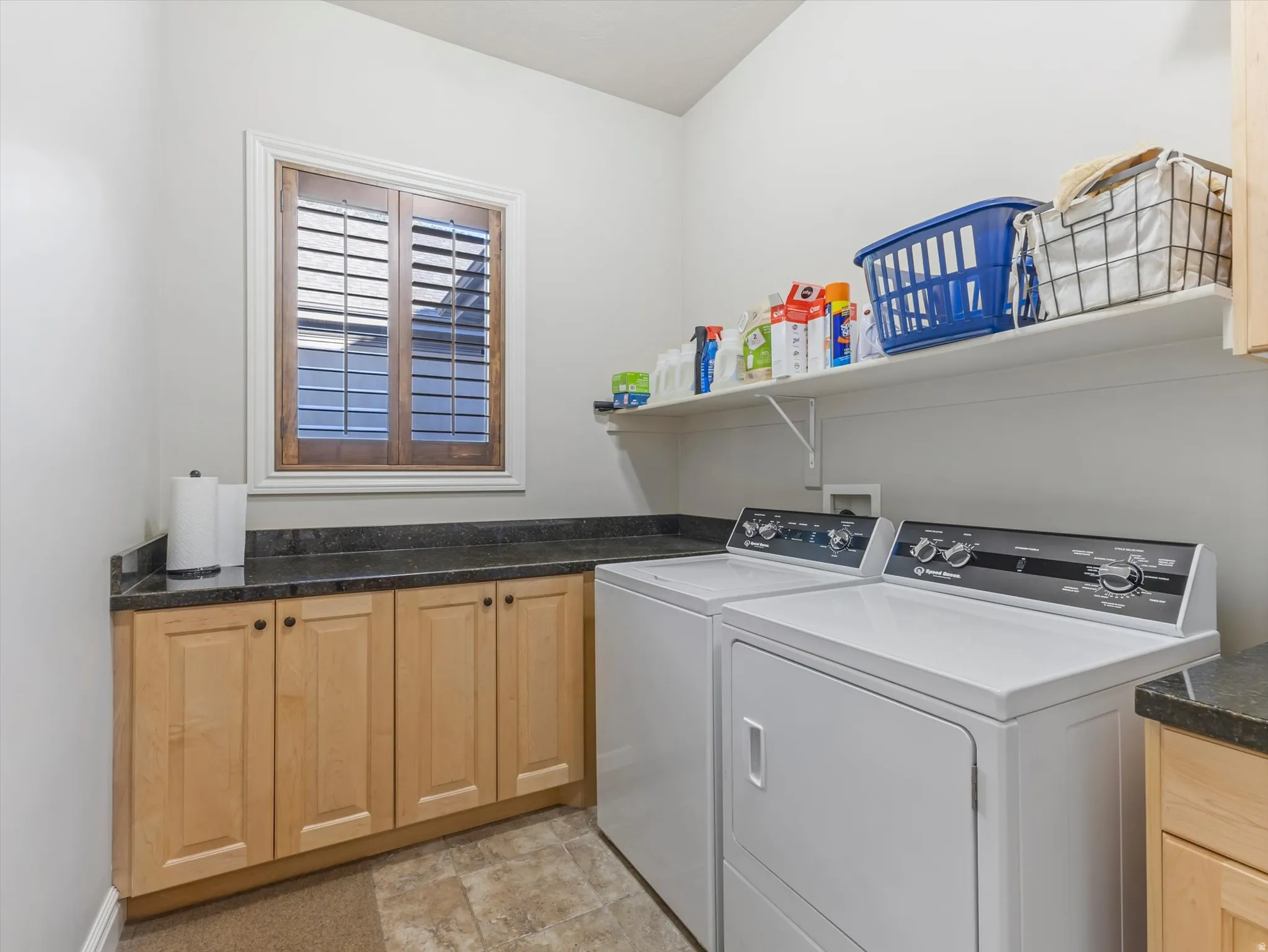 Laundry room on main level