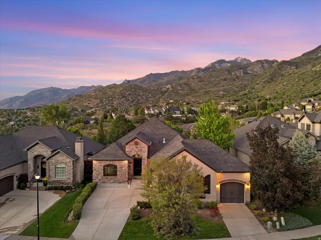 Exterior of home in mountain setting