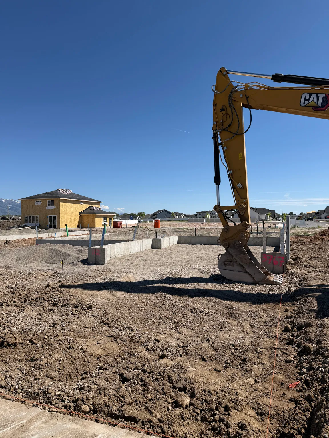 Concrete foundation
