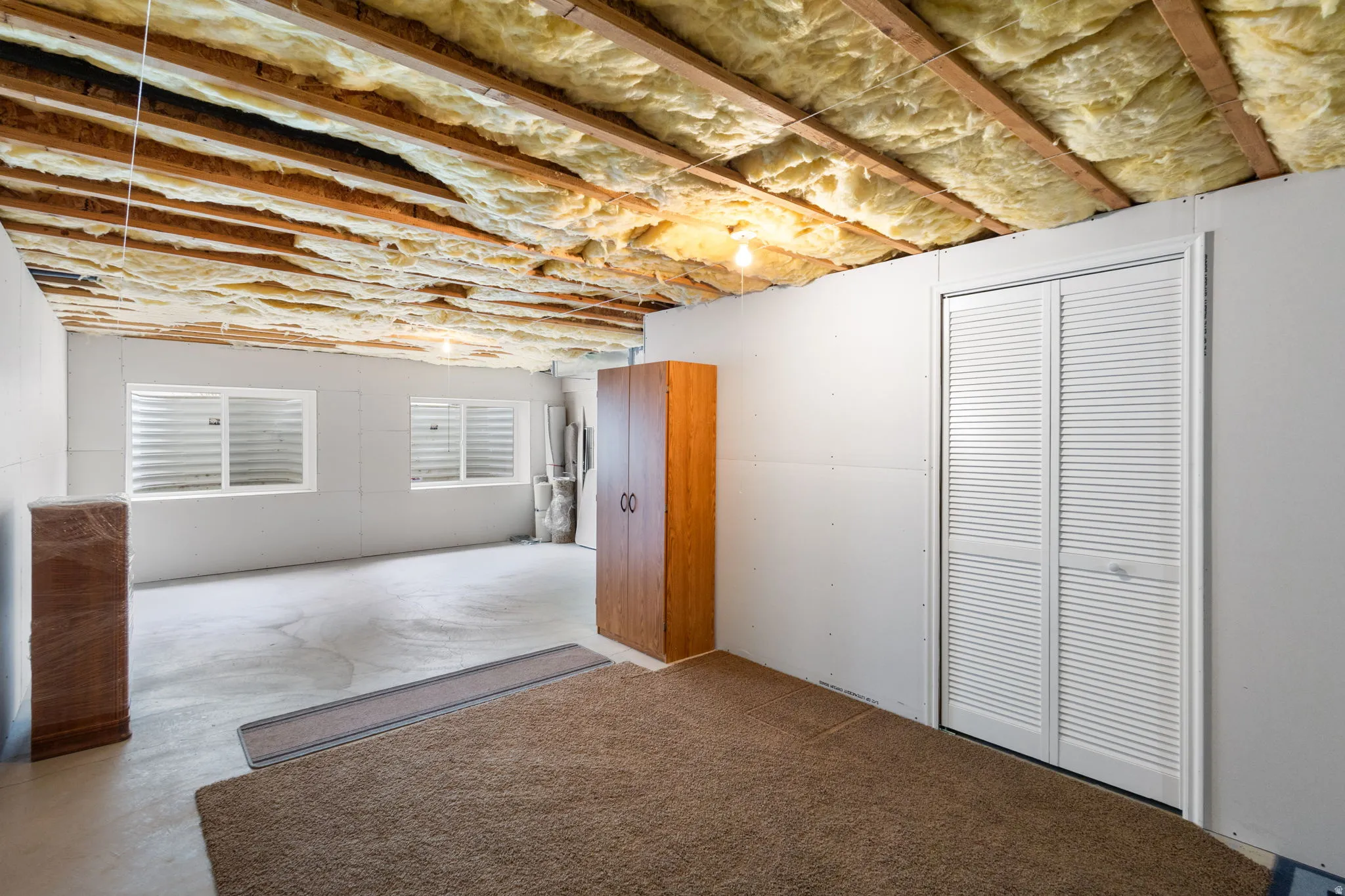 Huge storage area or room to finish however you'd like