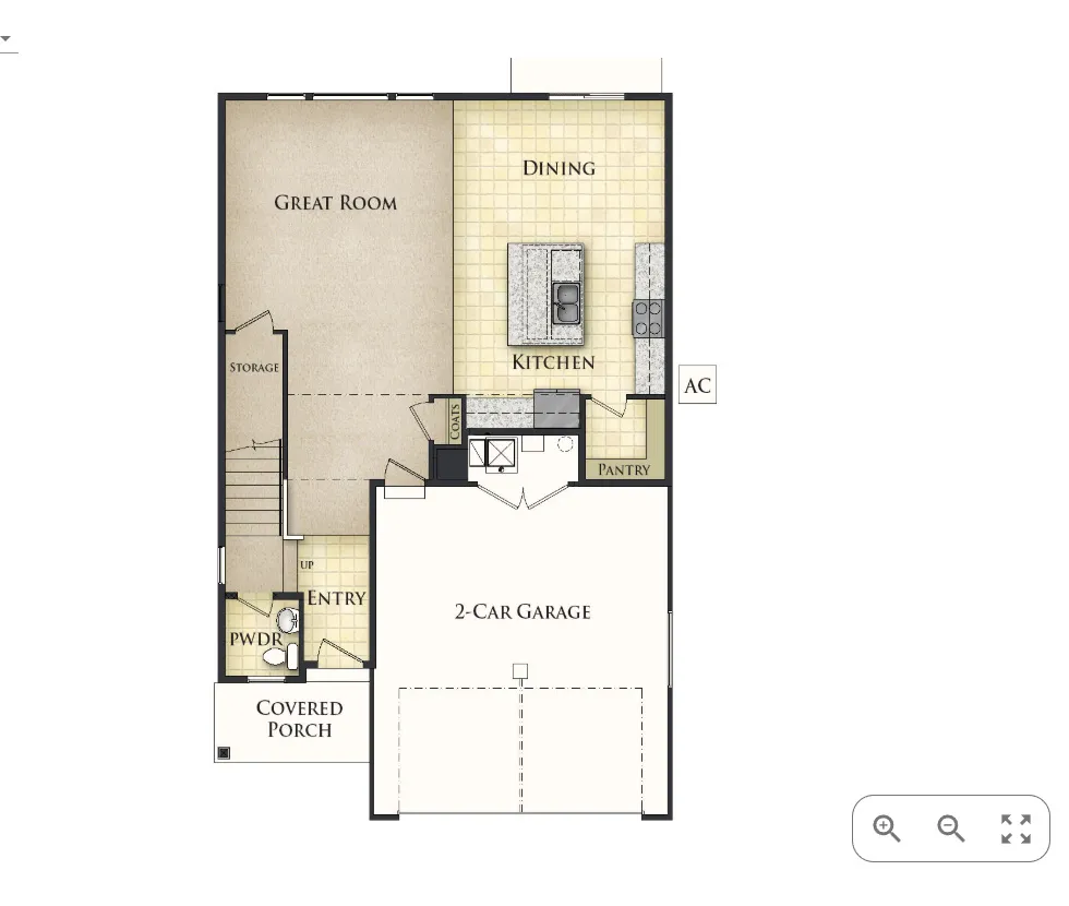 Floor plan - Main level