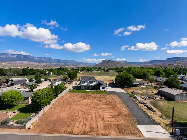 Expansive undeveloped parcel with a mountain backdrop