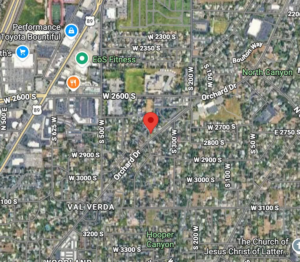 Location Map. Indicating the geographic placement of the property within its local street network