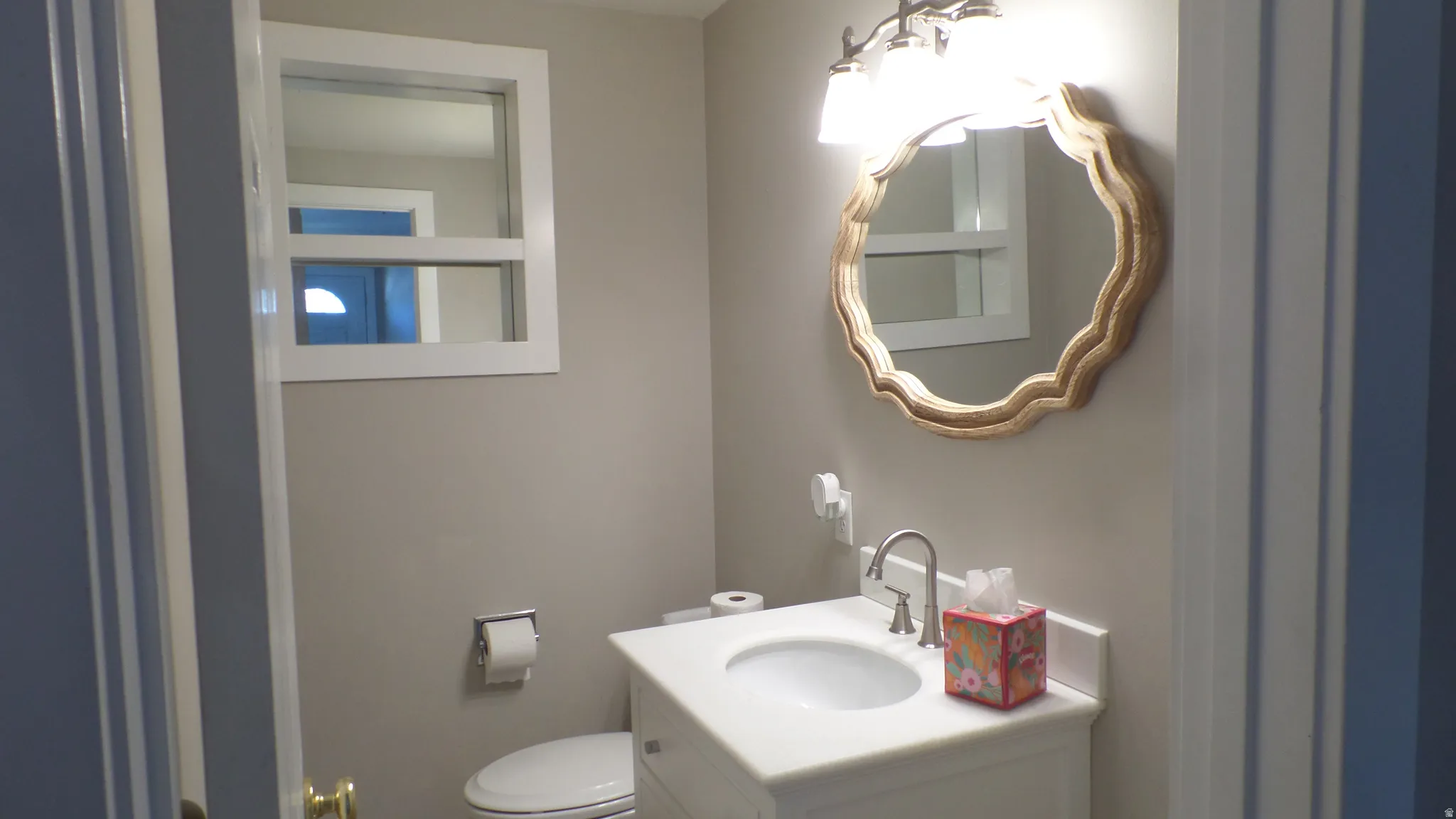 Half Bathroom - Private & Tucked Away