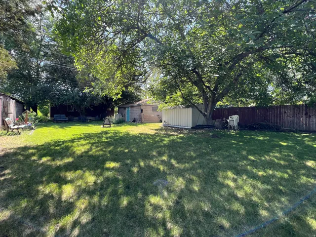 Spacious backyard