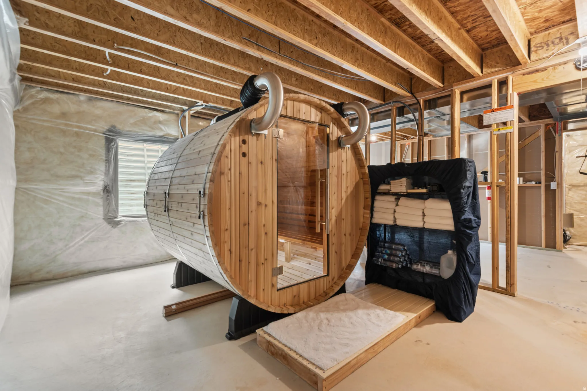 Sauna can be included in the sale!
