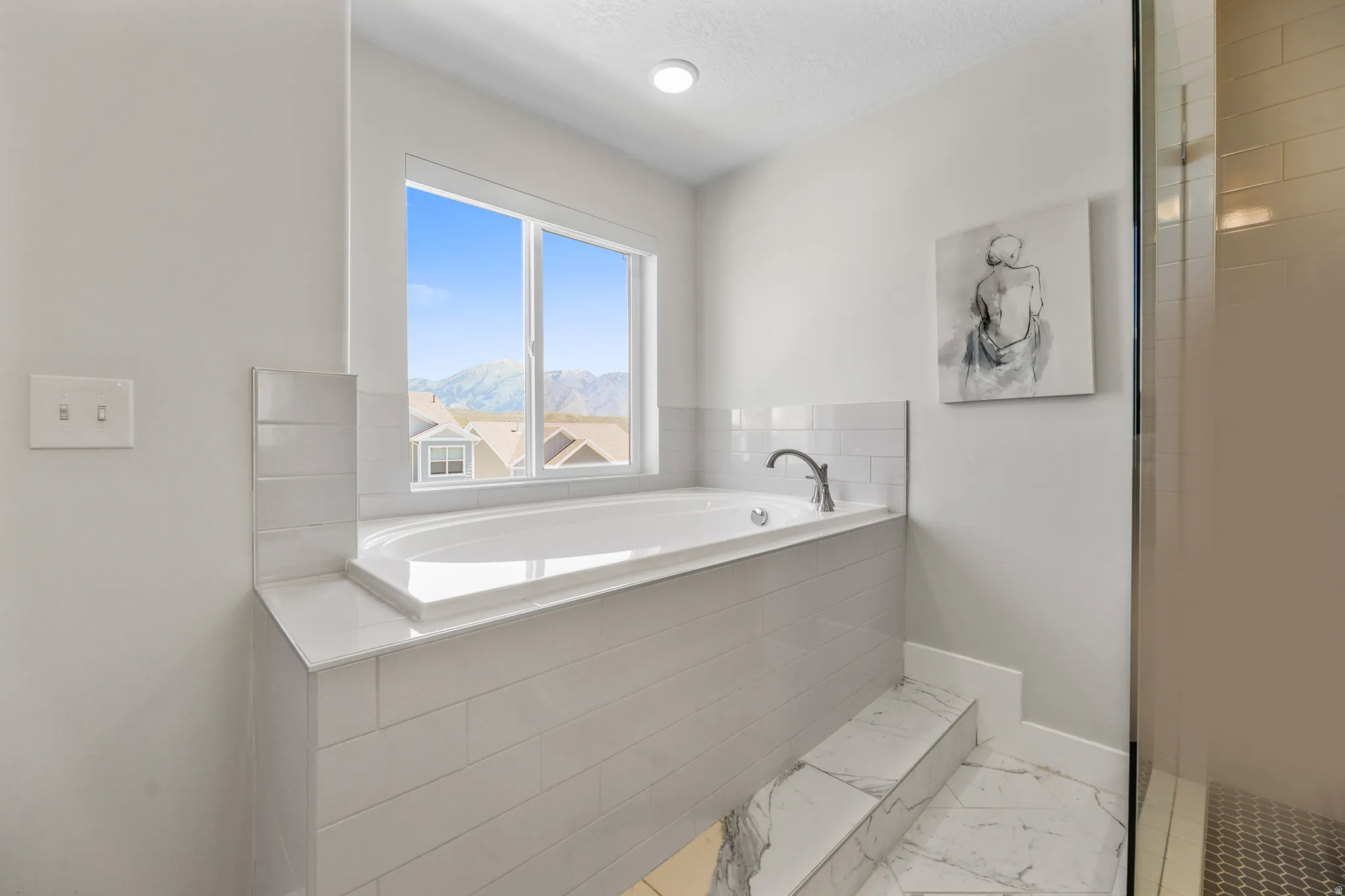 Soaking Tub with a view